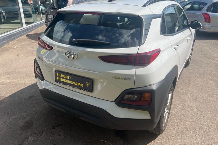 Hvid Hyundai Kona fra 2020