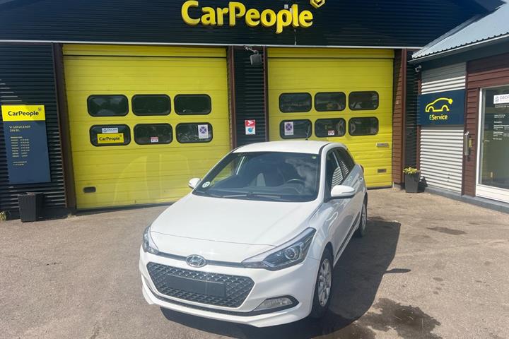 Hvid Hyundai i20 fra 2016