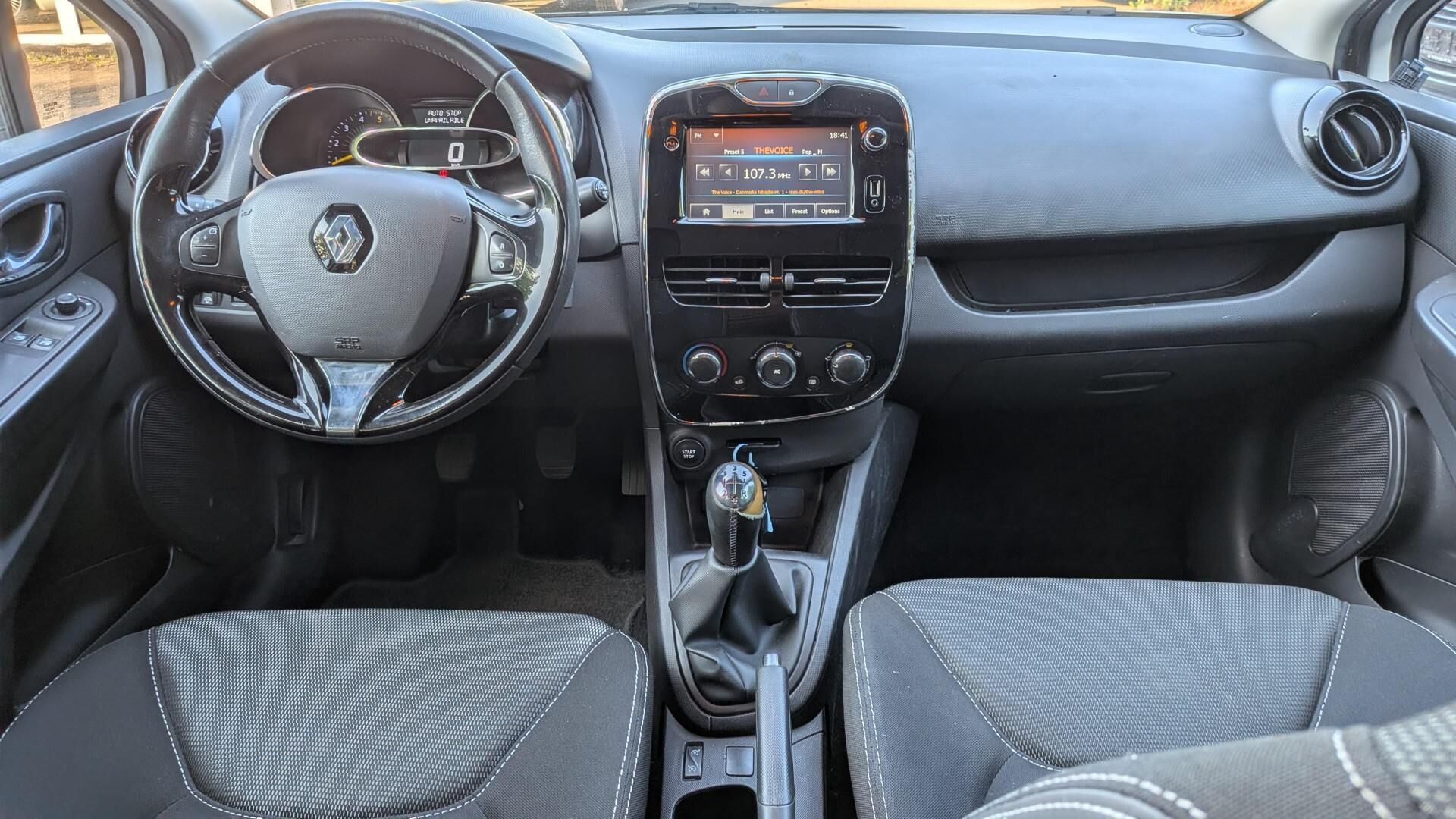 Hvid Renault Clio fra 2014