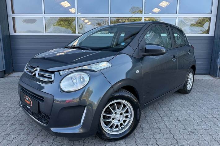 Grå Citroën C1 fra 2014 set udefra
