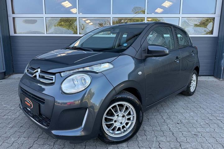 Grå Citroën C1 fra 2014 set udefra