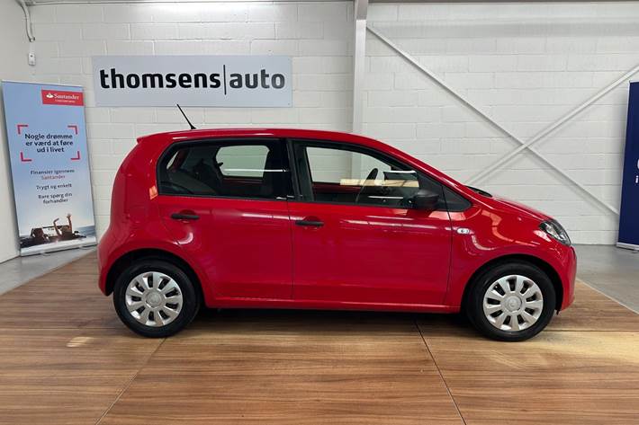 Rød Skoda Citigo fra 2016