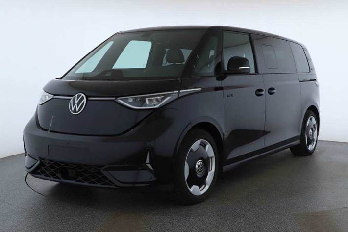 Sort VW ID.Buzz fra 2025 set udefra