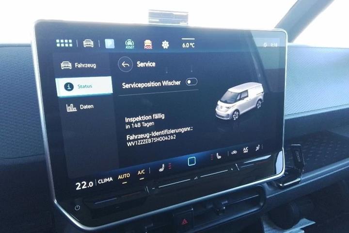Hvid VW ID.Buzz fra 2025