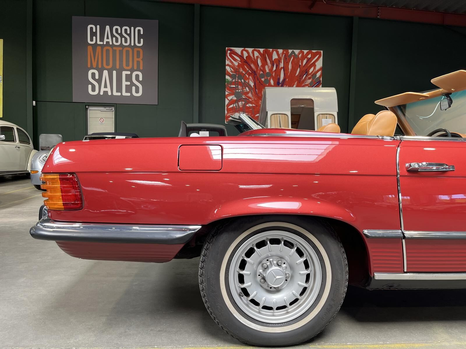 undefined Mercedes 450SL fra 1972 set udefra