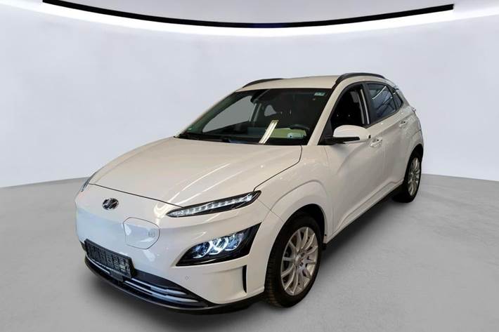 Hvid Hyundai Kona fra 2023