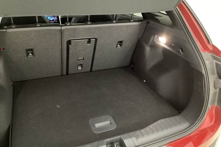 Rød Ford Explorer fra 2025