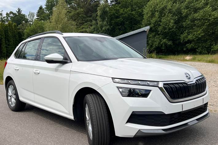 Hvid Skoda Kamiq fra 2022