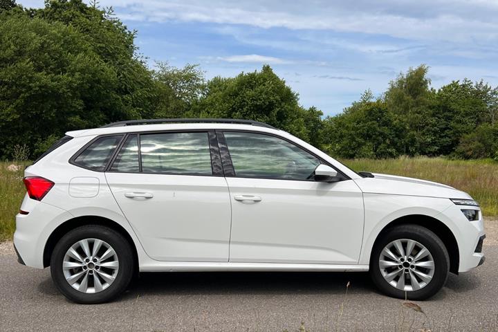 Hvid Skoda Kamiq fra 2022