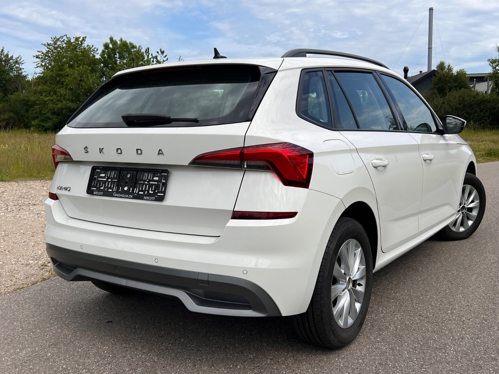 Hvid Skoda Kamiq fra 2022