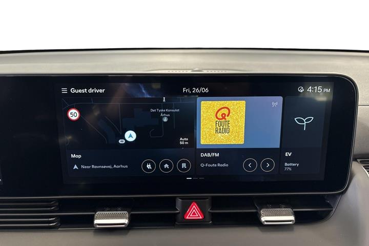 Rød Hyundai Ioniq 5 fra 2024