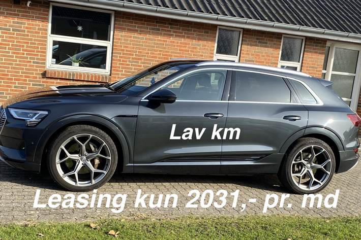 Grå Audi e-tron fra 2019