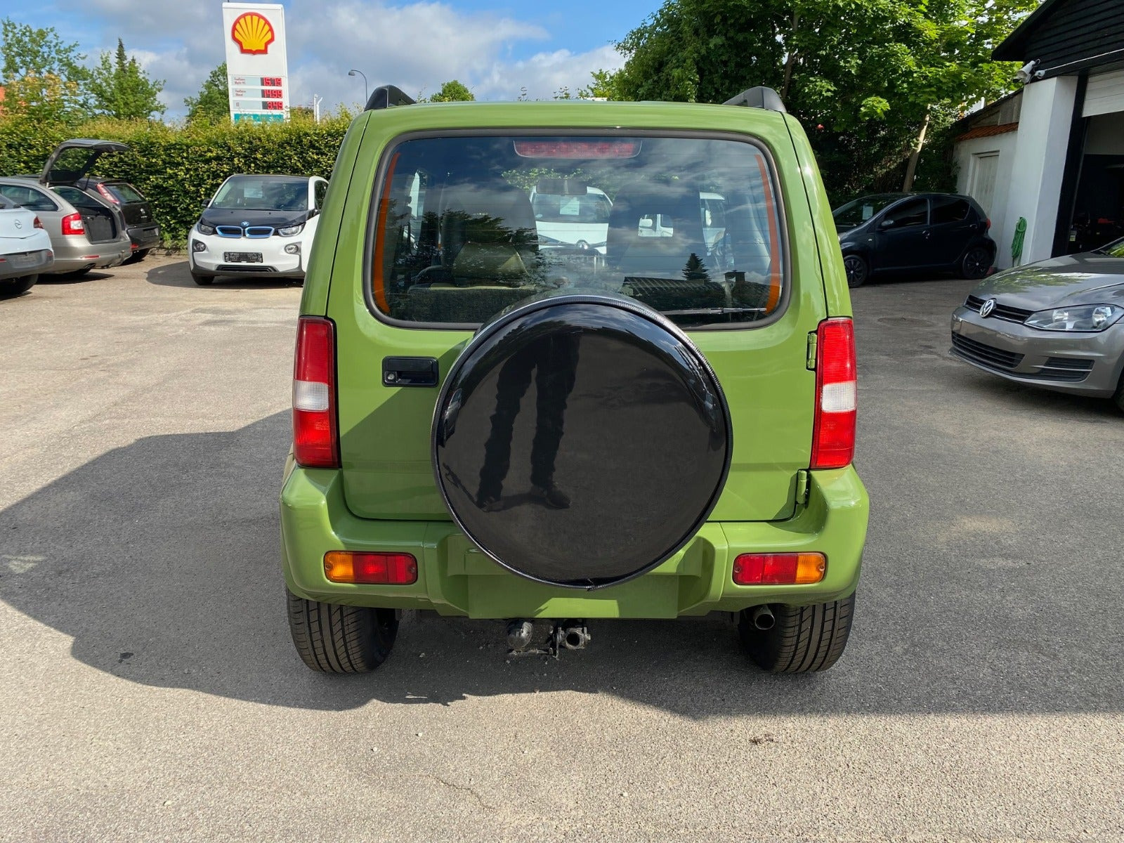 Grøn Suzuki Jimny fra 2006