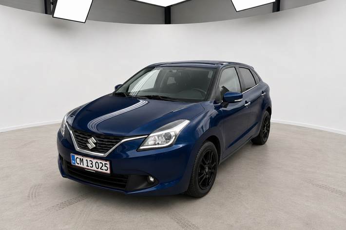 Blå Suzuki Baleno fra 2018