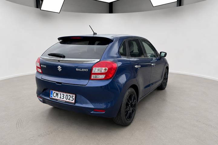 Blå Suzuki Baleno fra 2018