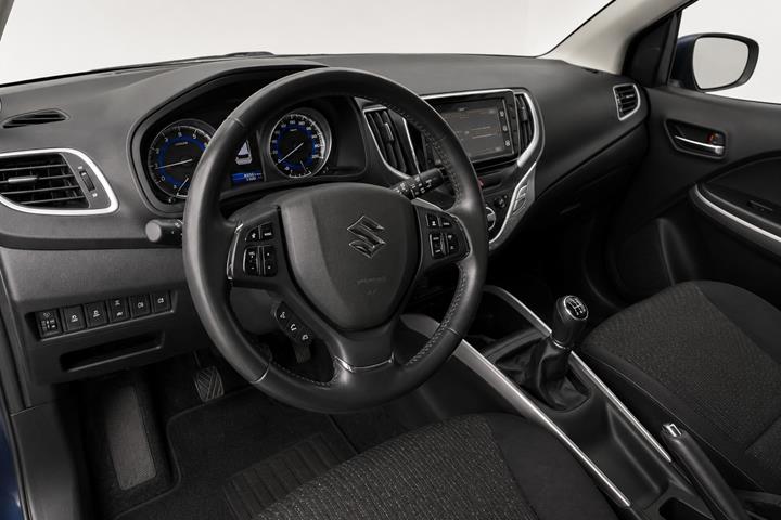 Blå Suzuki Baleno fra 2018
