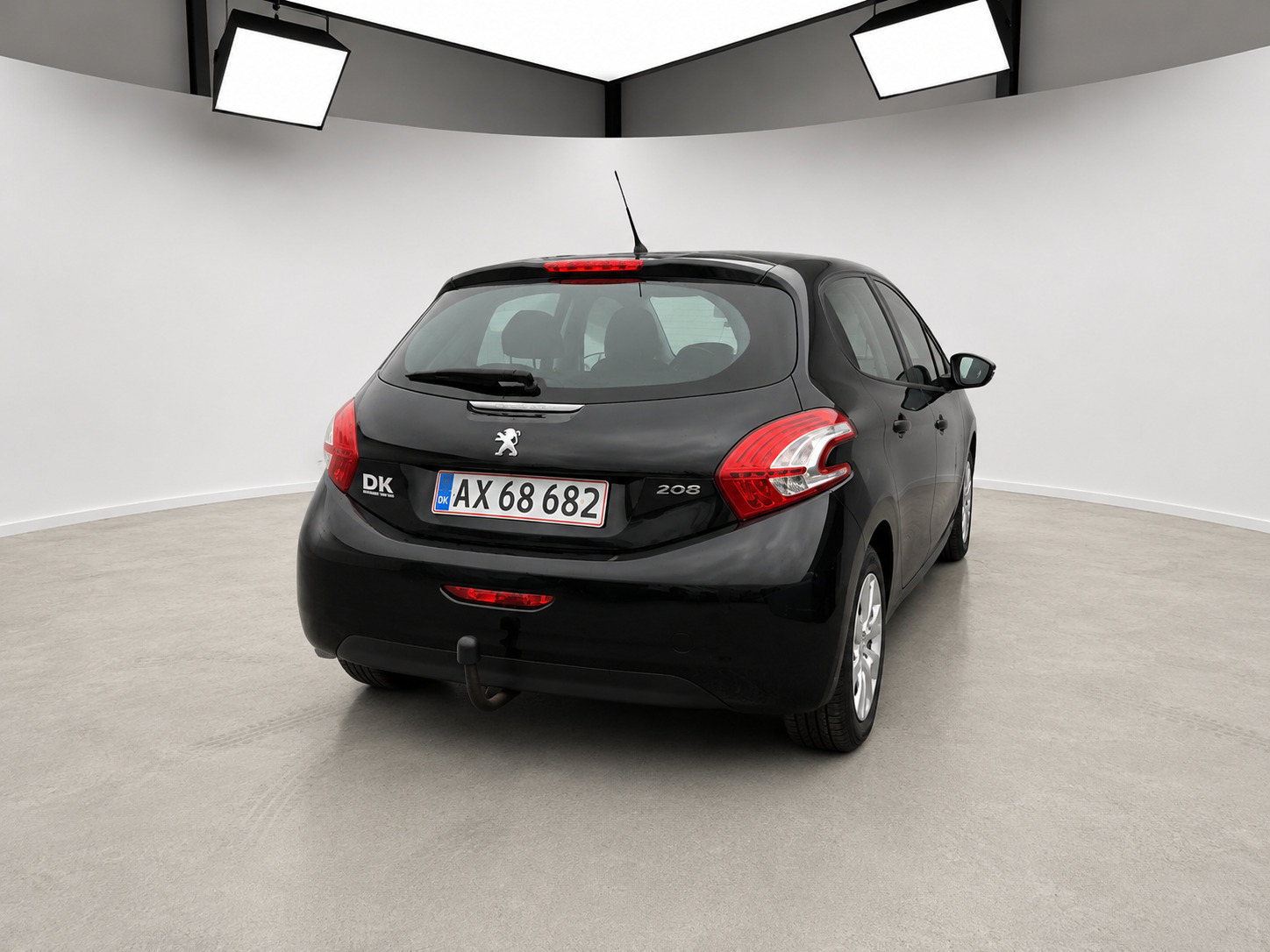 Sort Peugeot 208 fra 2014