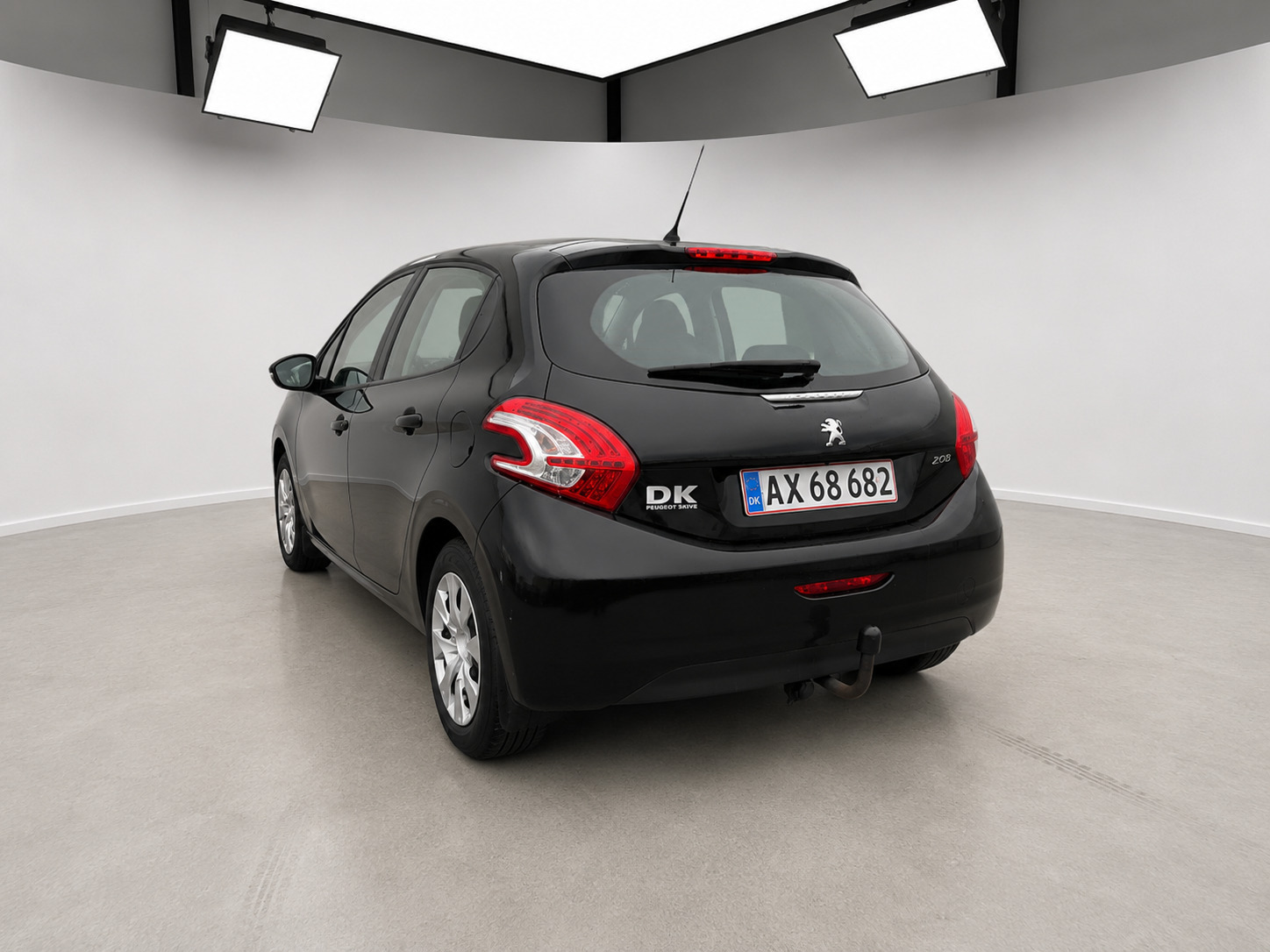 Sort Peugeot 208 fra 2014