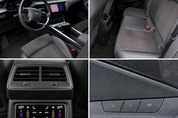 Hvid Audi e-tron fra 2019