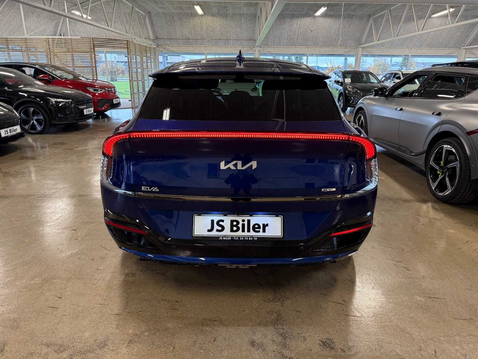 Blå Kia EV6 fra 2024