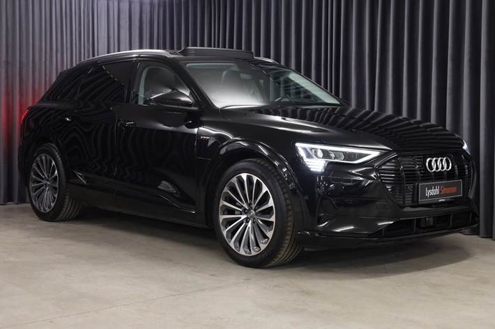 Sort Audi e-tron fra 2019