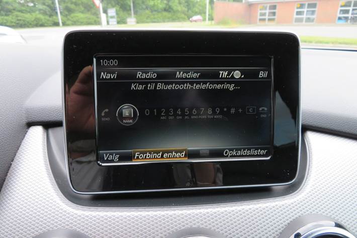 Sort Mercedes B180 d fra 2016