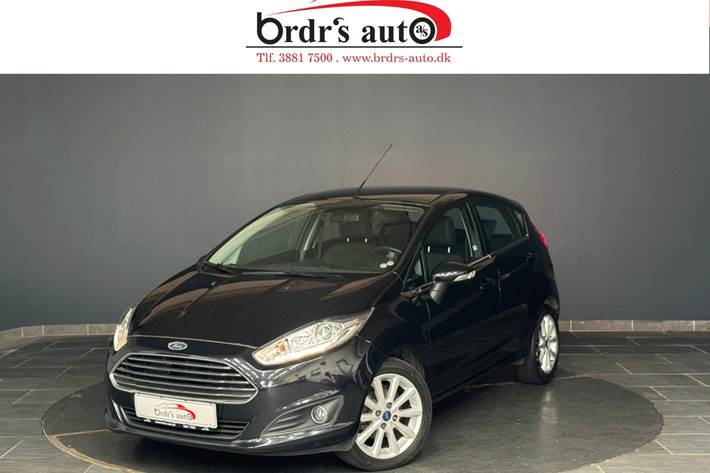 Sort Ford Fiesta fra 2016