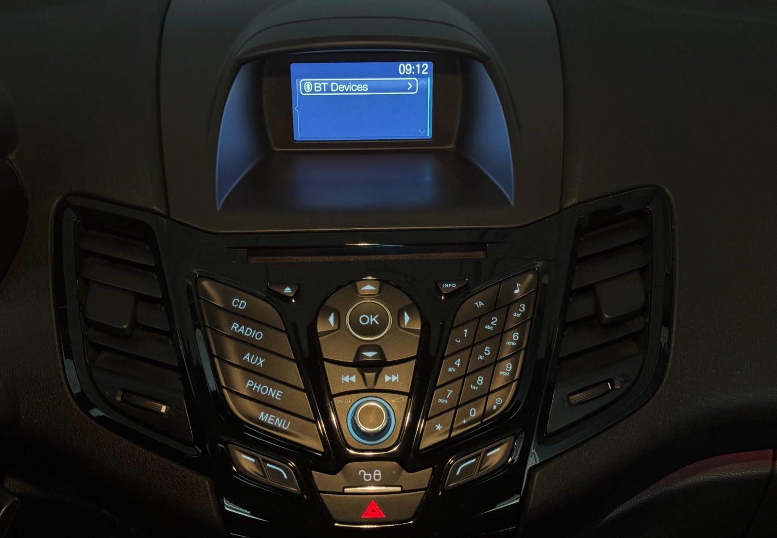 Sort Ford Fiesta fra 2016