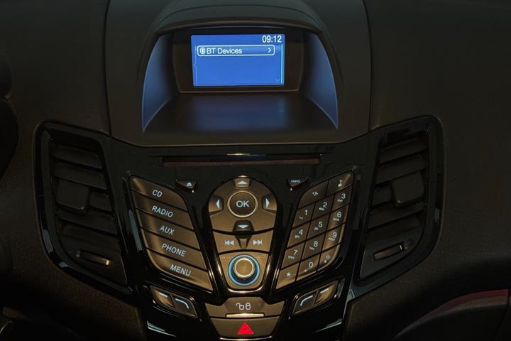 Sort Ford Fiesta fra 2016