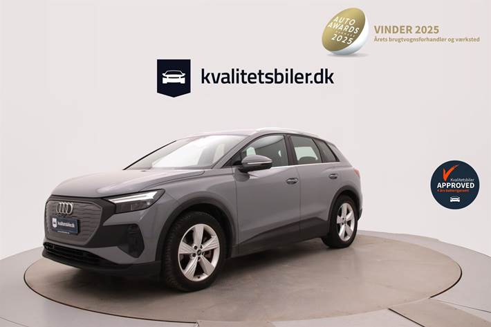 Grå Audi Q4 fra 2023
