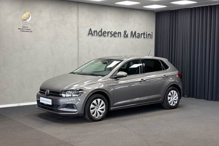 Grå VW Polo fra 2018