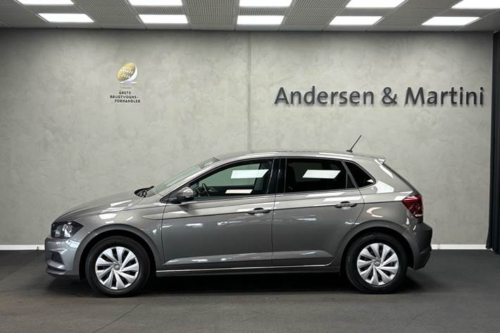Grå VW Polo fra 2018