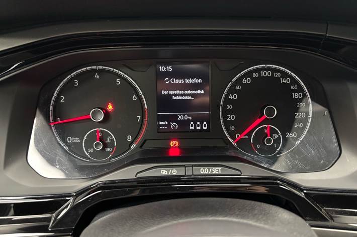 Grå VW Polo fra 2018