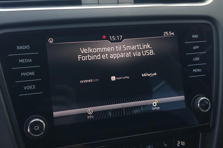 Sort Skoda Octavia fra 2020
