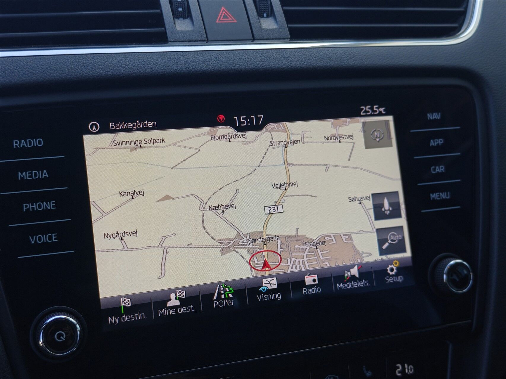 Sort Skoda Octavia fra 2020