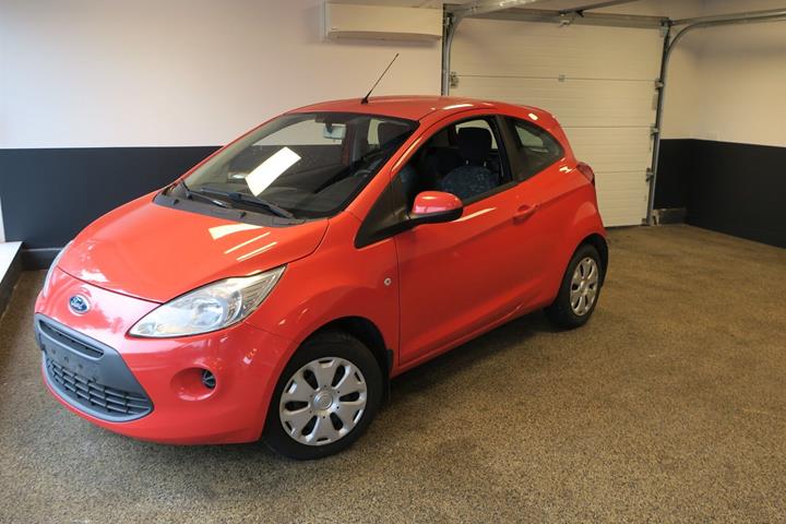 Rød Ford Ka fra 2011