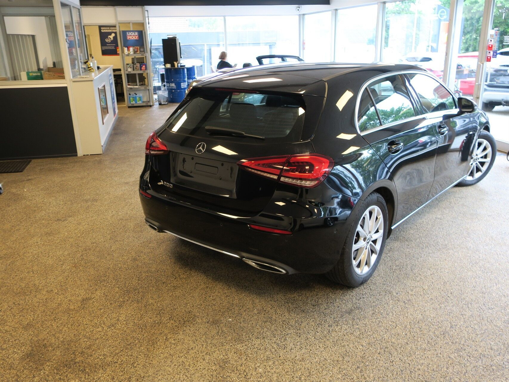 Sort Mercedes A200 fra 2019