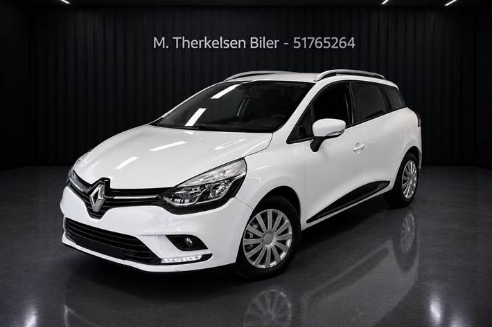 Hvid Renault Clio fra 2018