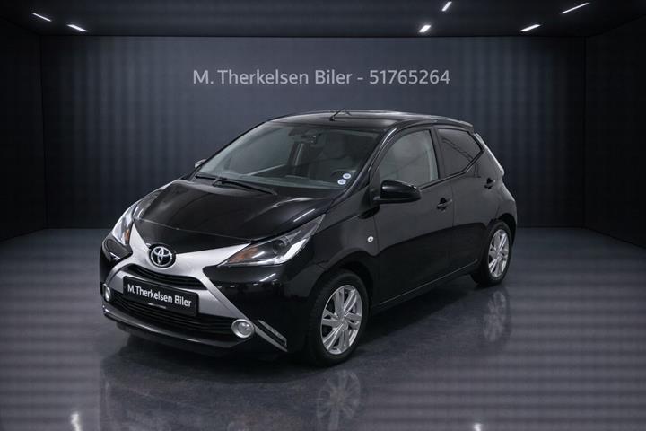 Sort Toyota Aygo fra 2017