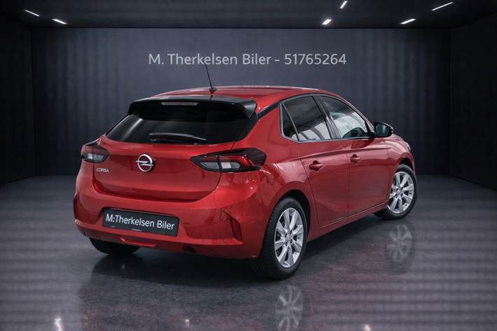Rød Opel Corsa fra 2020