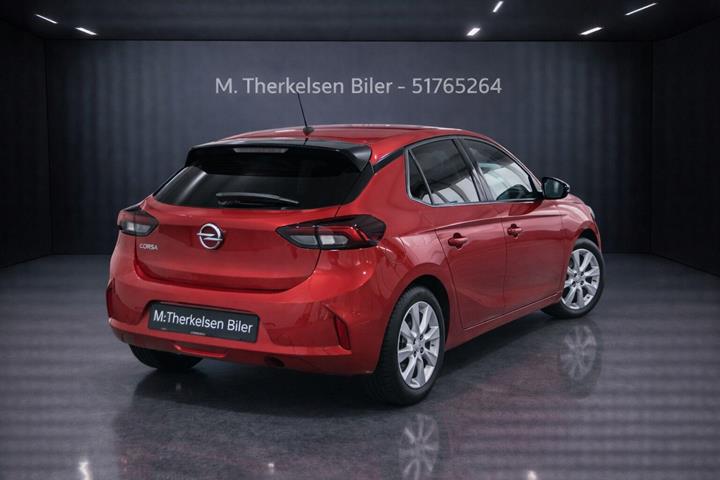 Rød Opel Corsa fra 2020