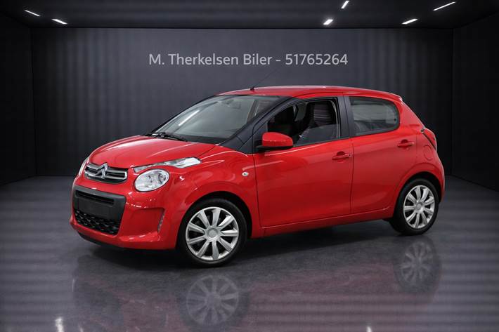 Rød Citroën C1 fra 2020