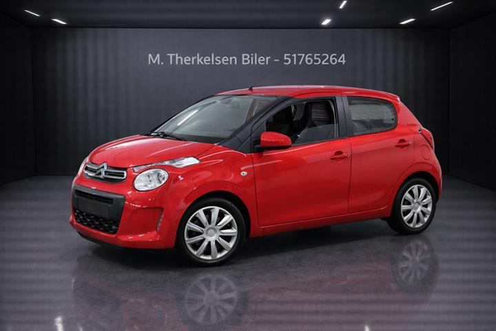 Rød Citroën C1 fra 2020 set udefra