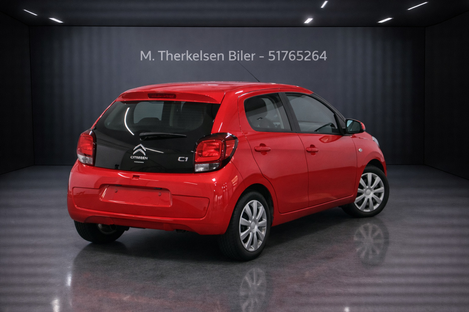 Rød Citroën C1 fra 2020
