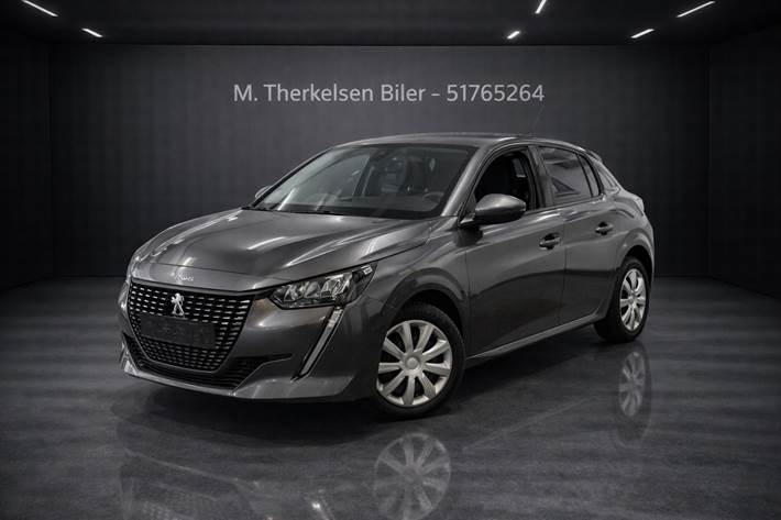 Sort Peugeot 208 fra 2021