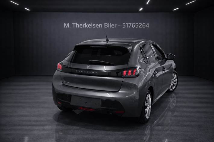 Sort Peugeot 208 fra 2021