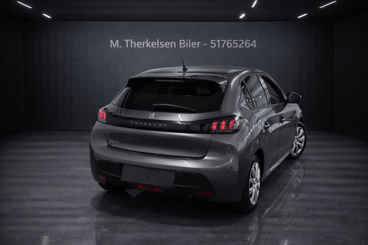 Sort Peugeot 208 fra 2021