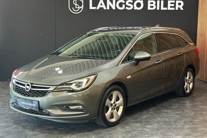 Grå Opel Astra fra 2017