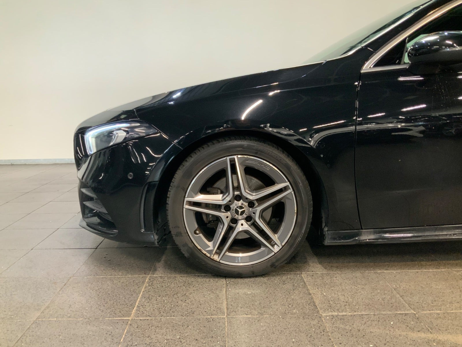 Sort Mercedes A200 fra 2019