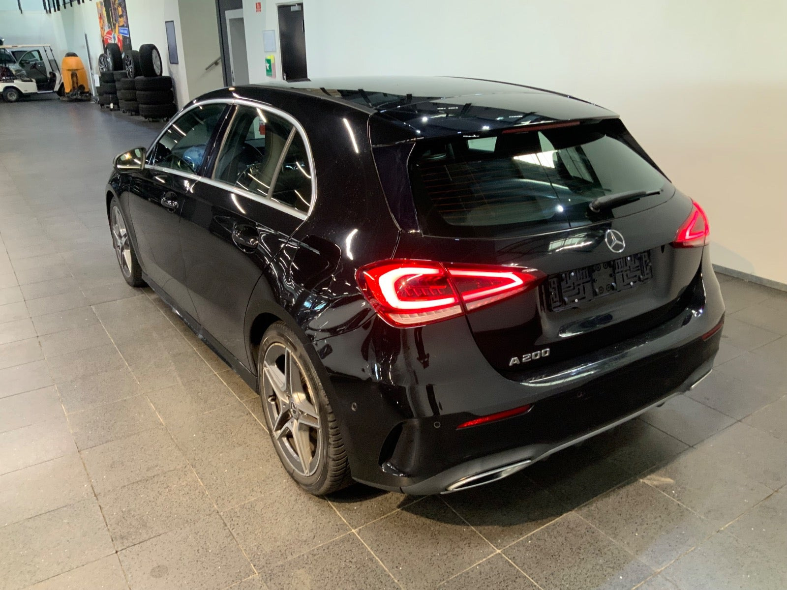 Sort Mercedes A200 fra 2019